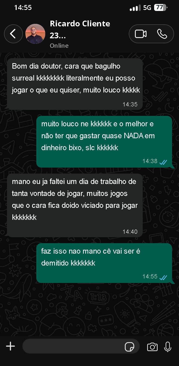 Print de conversa com cliente 2